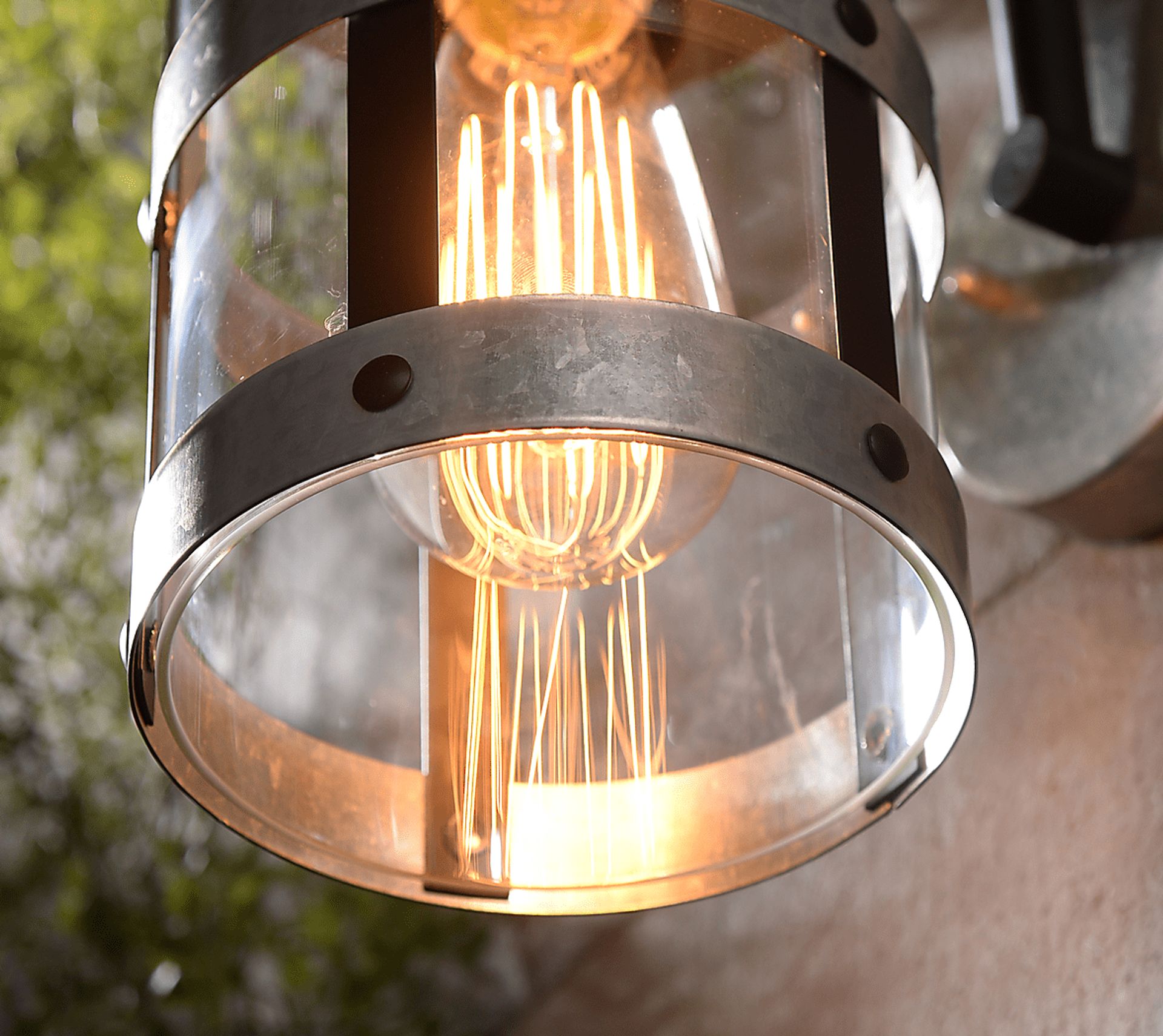 Evancho Silver Outdoor Wall Sconce - Image 3