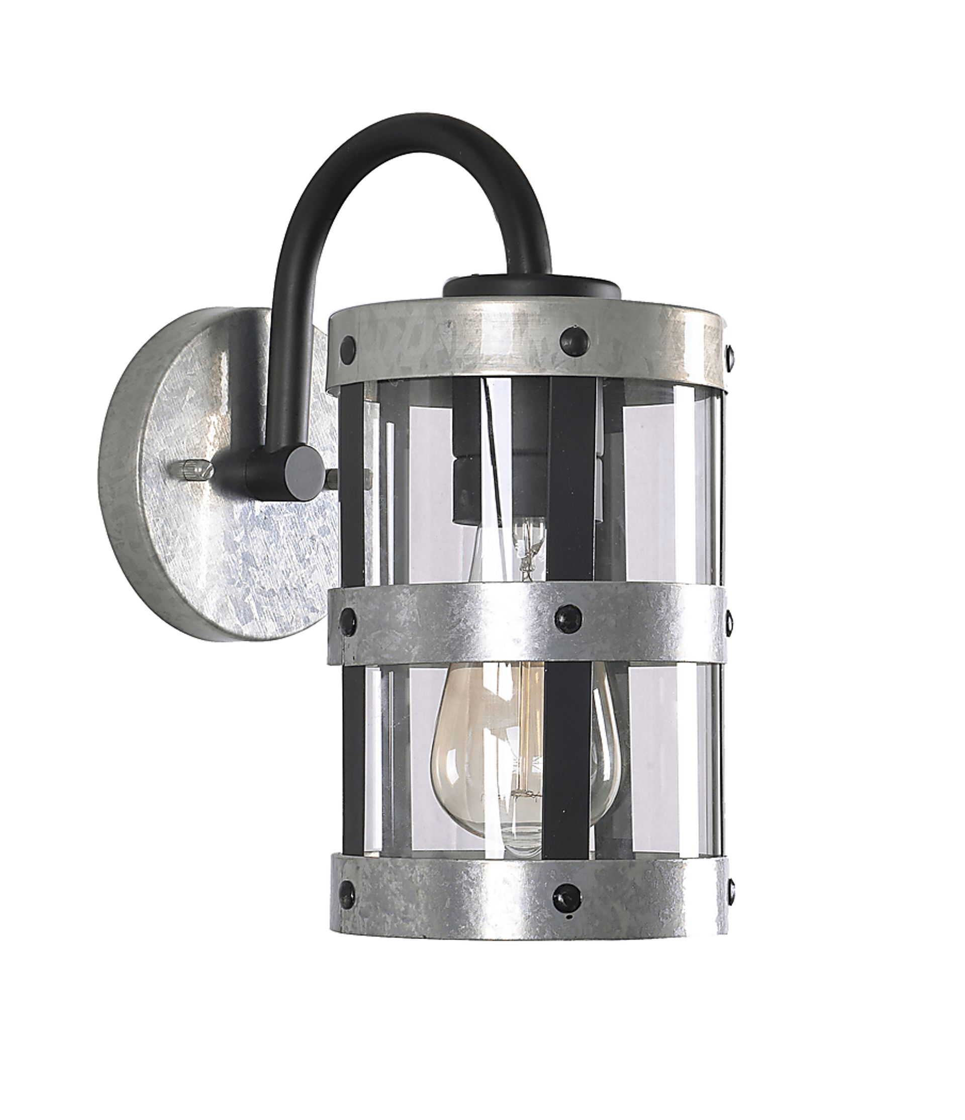 Evancho Silver Outdoor Wall Sconce - Image 5