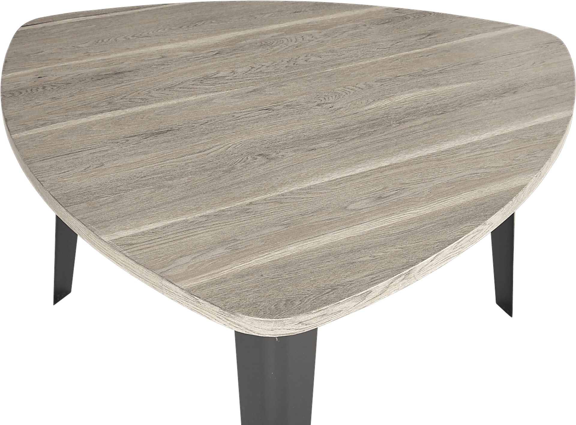 Evander Gray Triangle Dining Table - Image 2