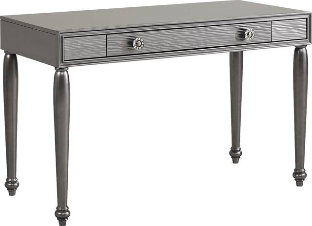Evangeline Charcoal Vanity Desk - Thumbnail - Image 2