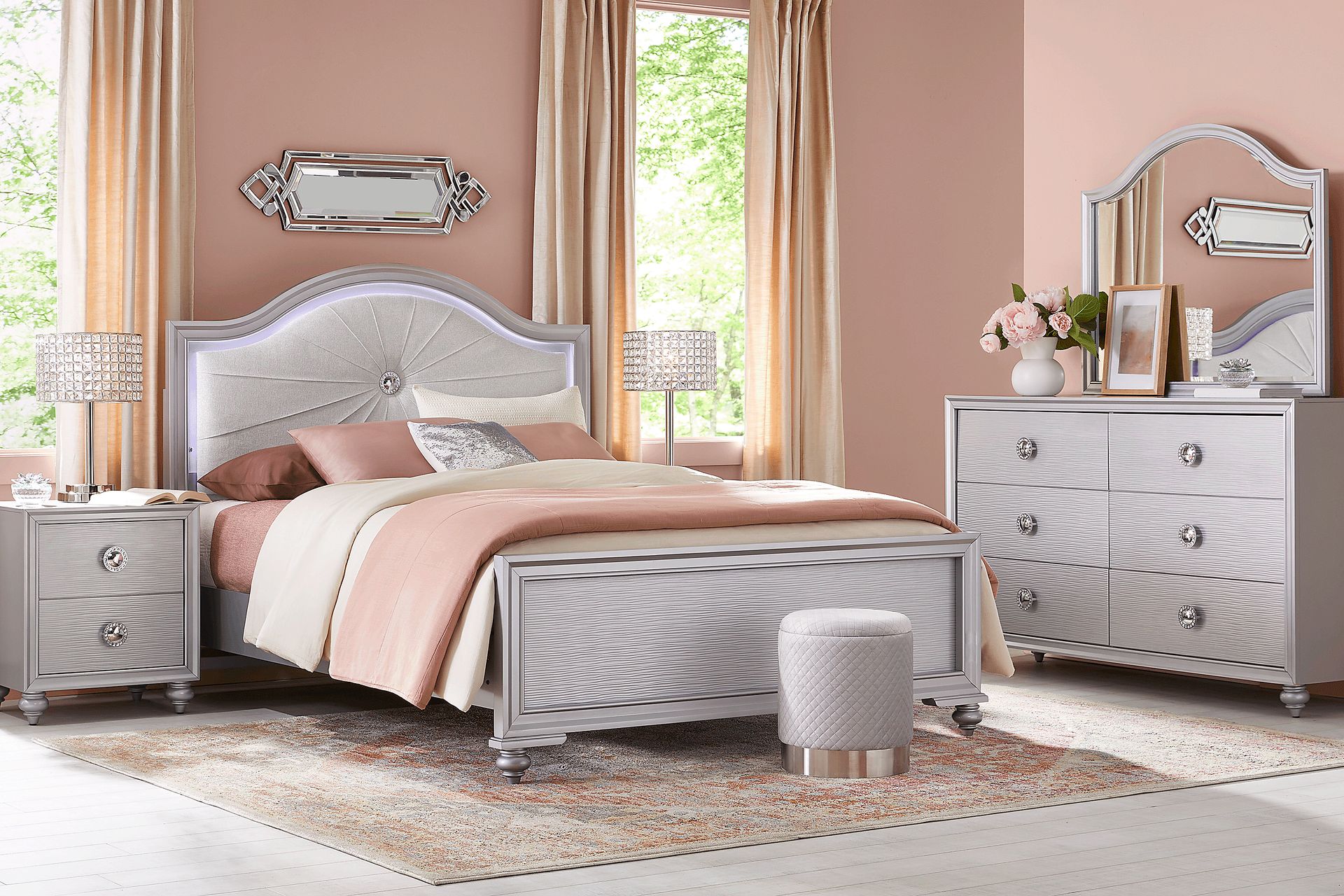Evangeline Silver Dresser - Image 2