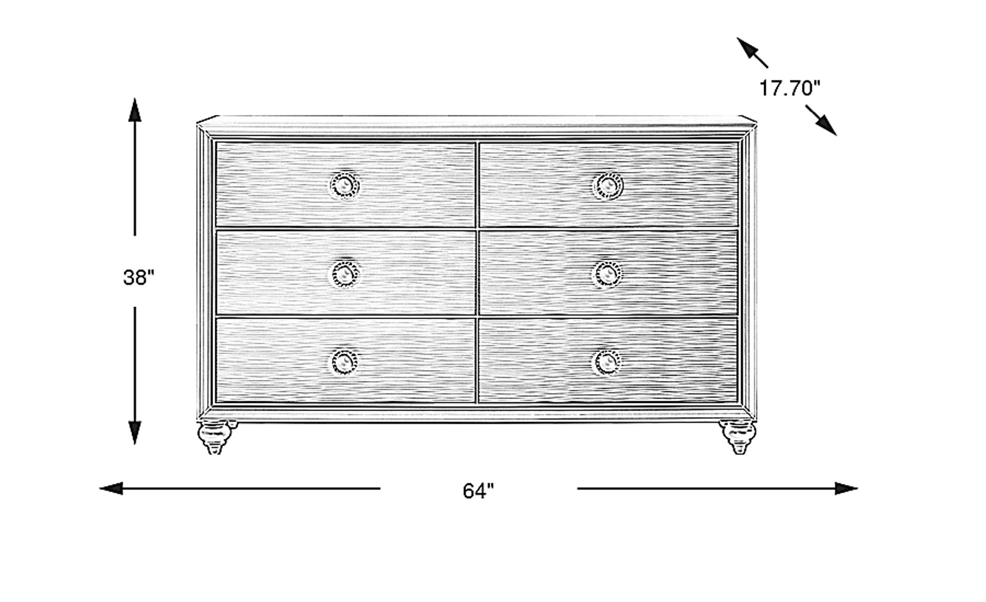 Dimension Image. Please refer to the Dimension Tab on this page for dimension details.