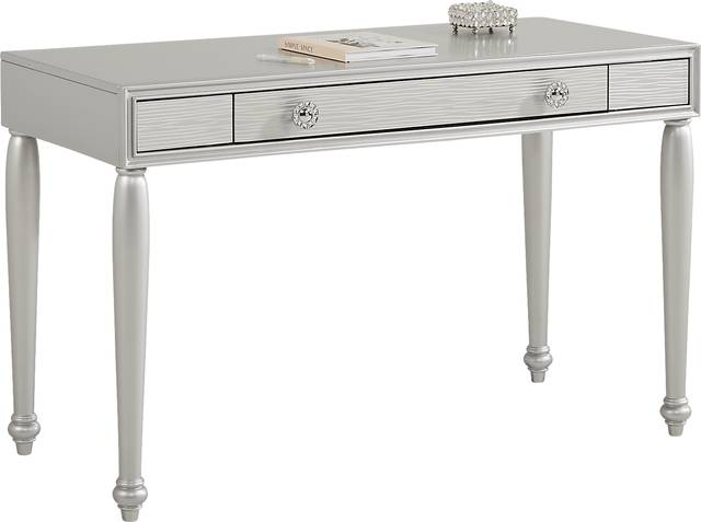 Evangeline Silver Vanity Desk - Thumbnail - Image 3