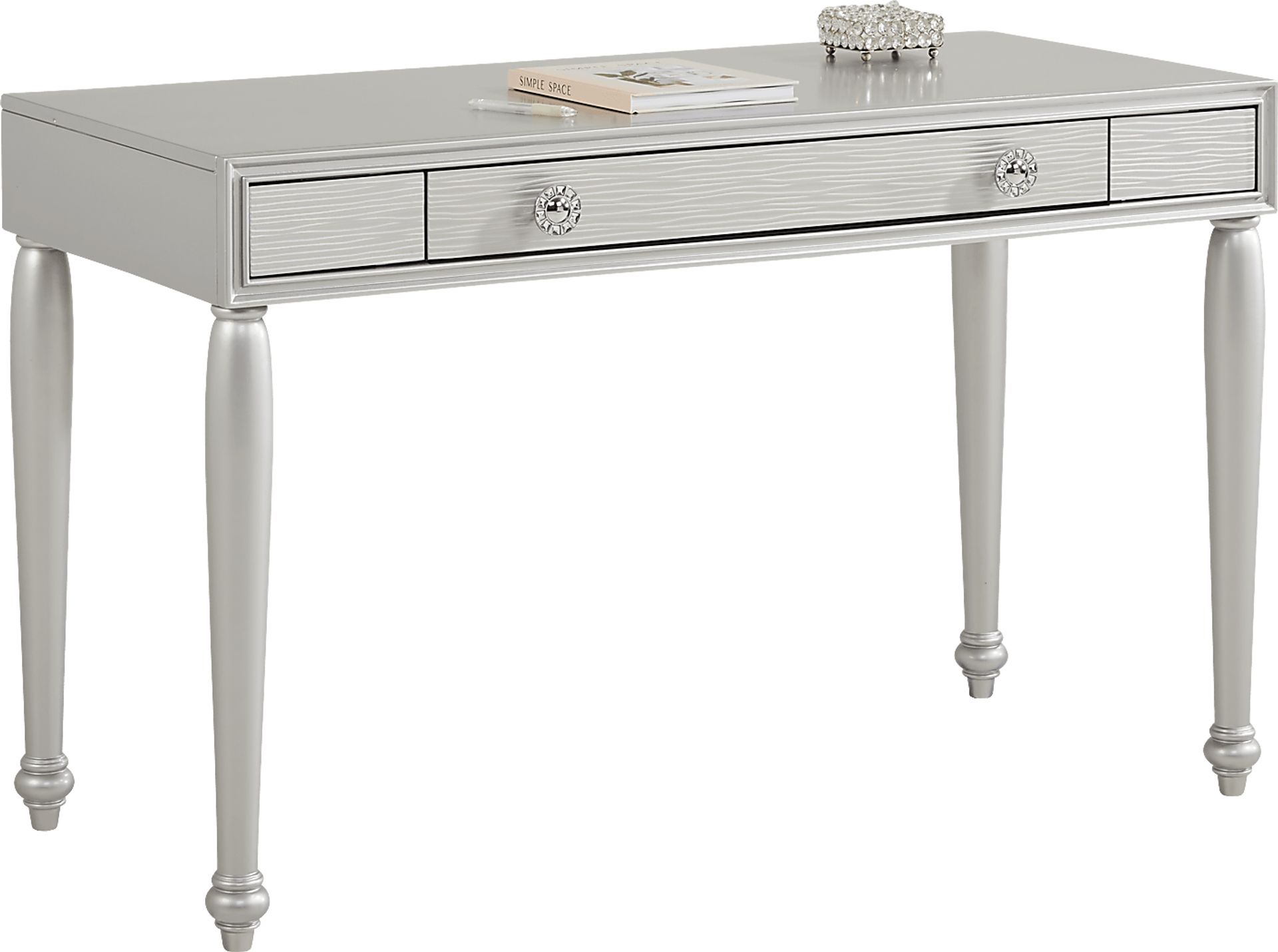 Evangeline Silver Vanity Desk - Image 3