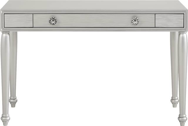 Evangeline Silver Vanity Desk - Thumbnail - Image 1