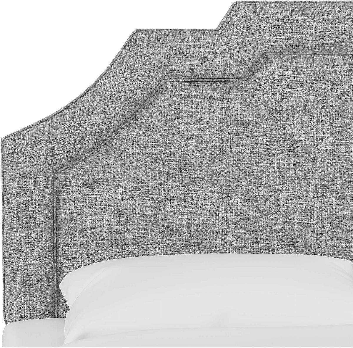 Evarelle I Light Gray Linen,Polyester Fabric King Headboard | Rooms to Go