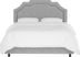 Evarelle I Light Gray Full Bed