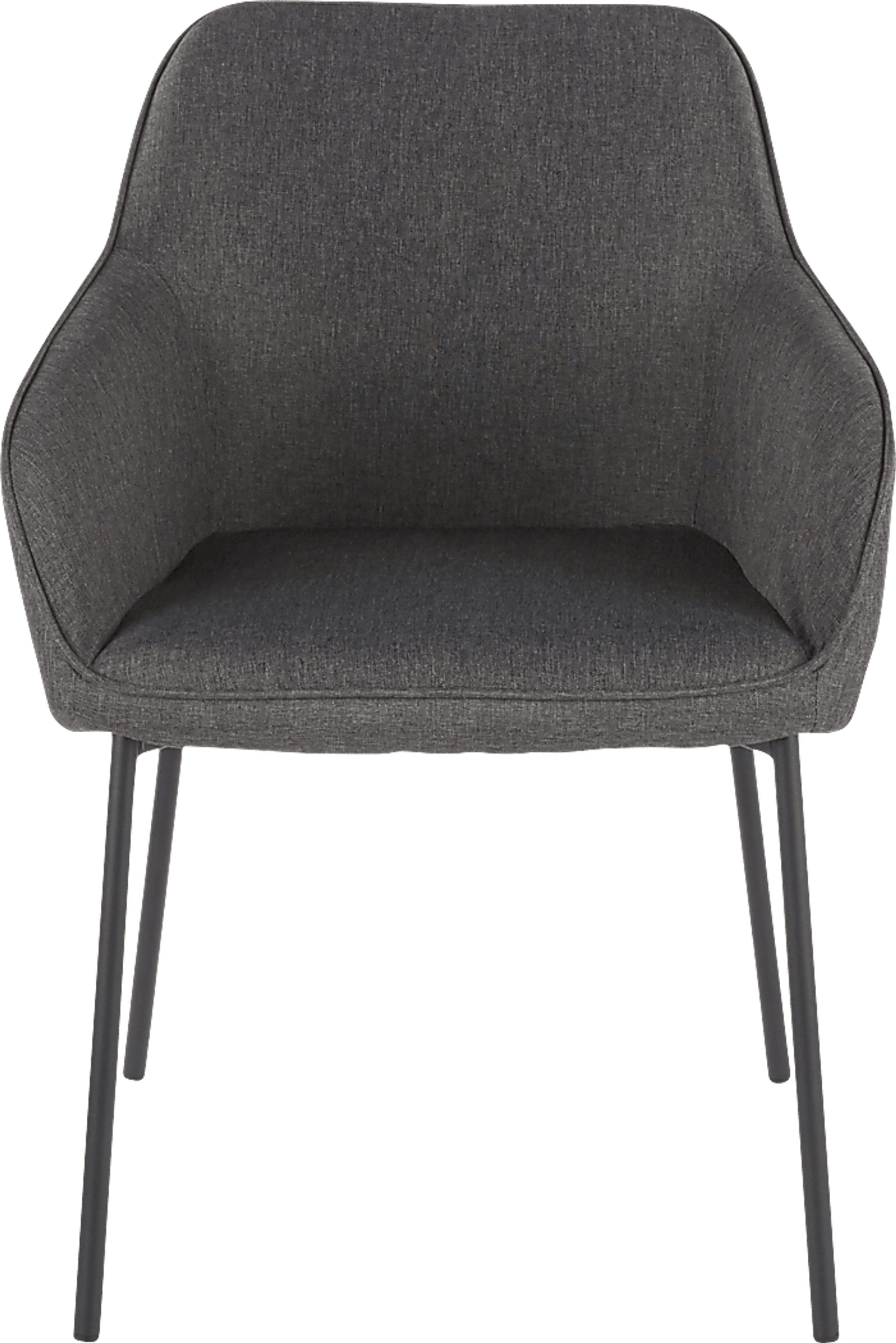 Evarts Charcoal Dining Chair, Set of 2 - Image 2