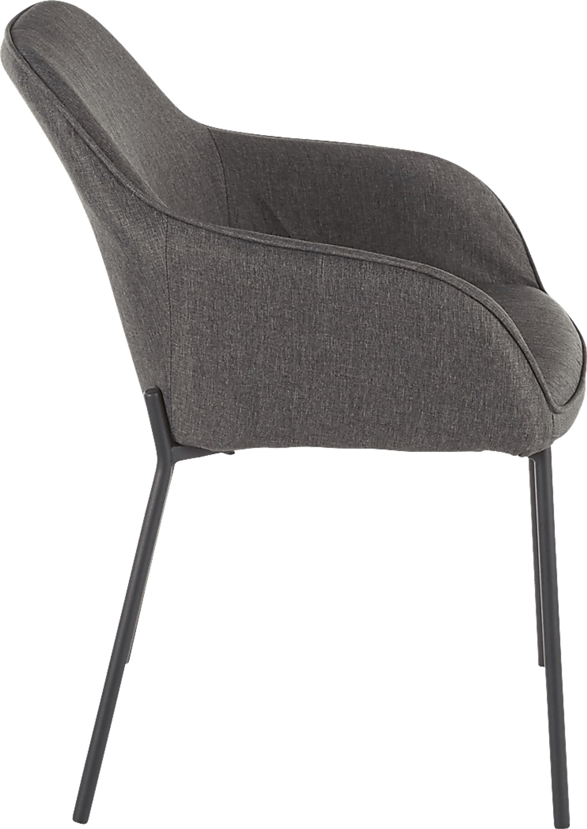 Evarts Charcoal Dining Chair, Set of 2 - Image 4