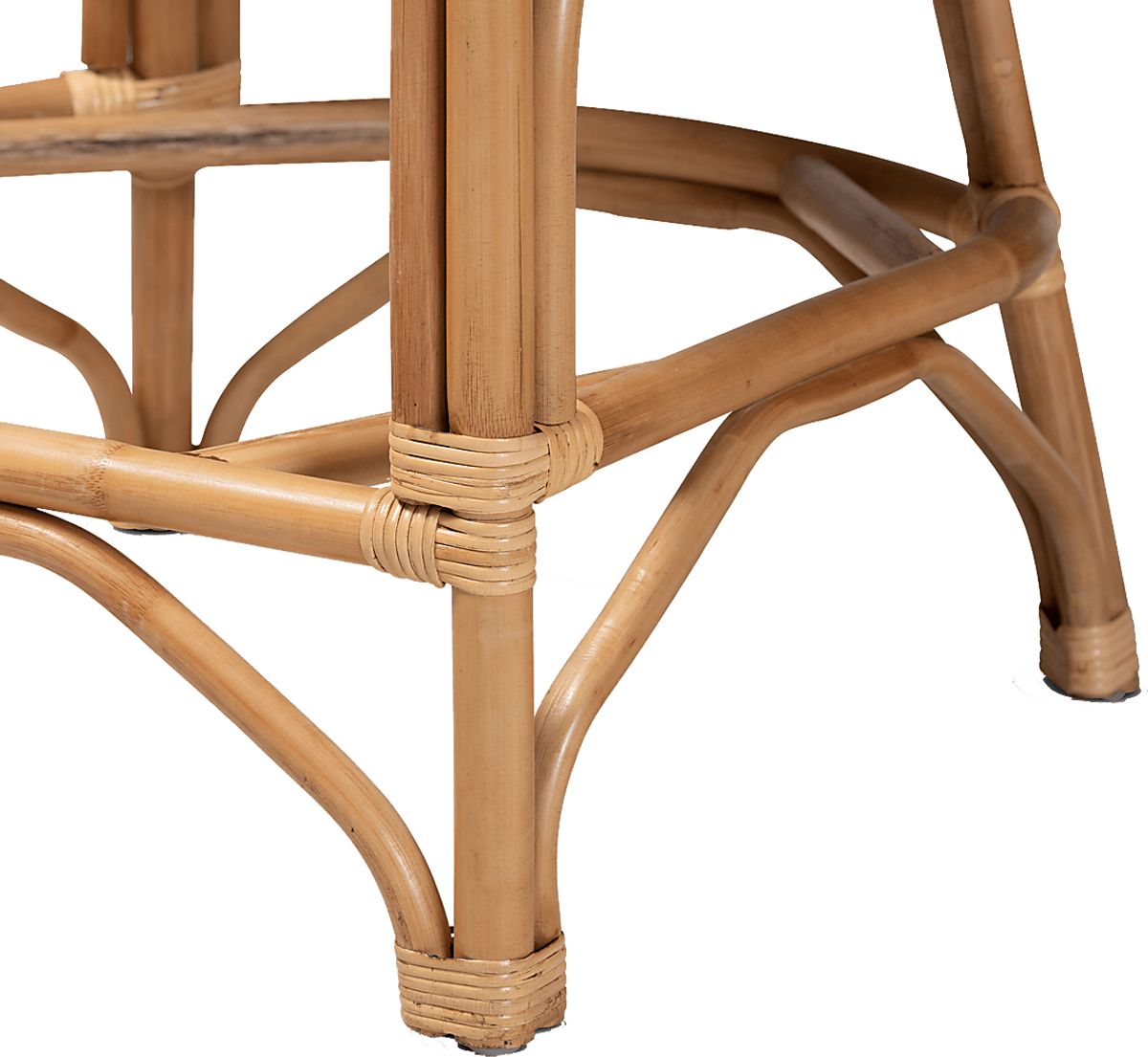 Evasel Brown Cotton,Polyester Fabric Counter Stool | Rooms to Go