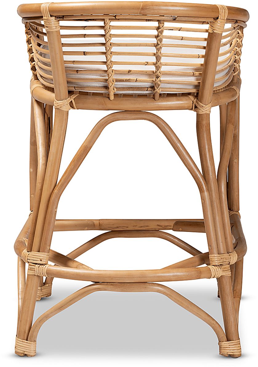Evasel Natural Counter Height Stool