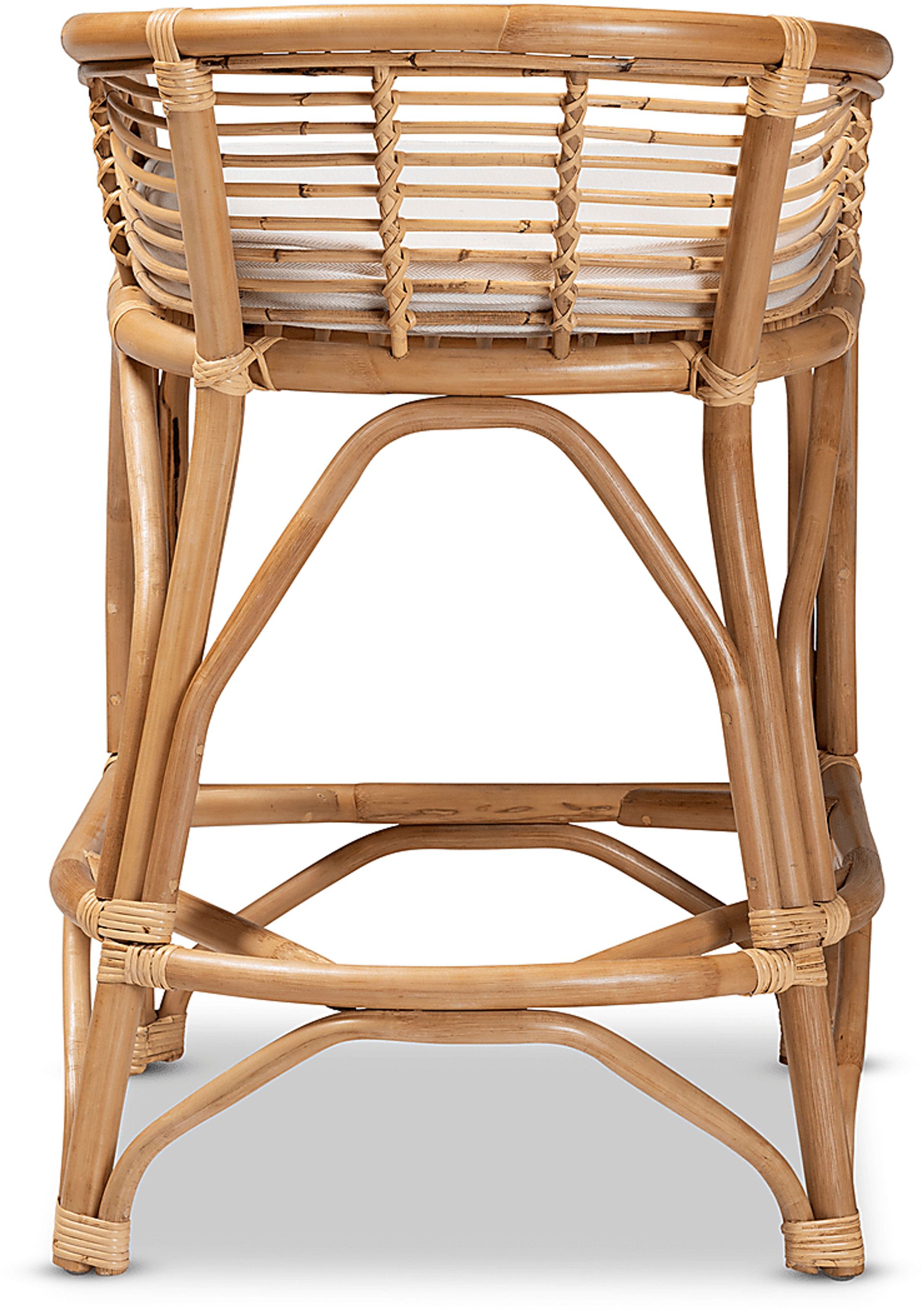 Evasel Natural Counter Height Stool - Image 2