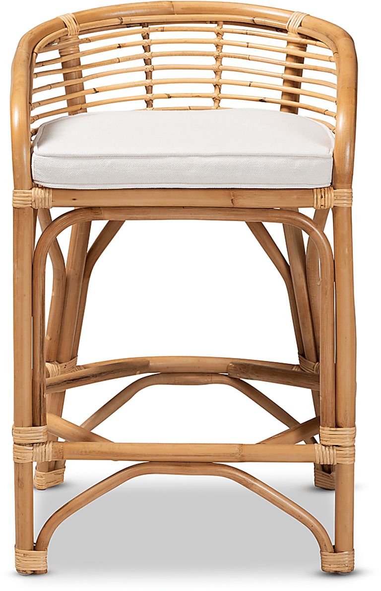 Evasel Natural Counter Height Stool