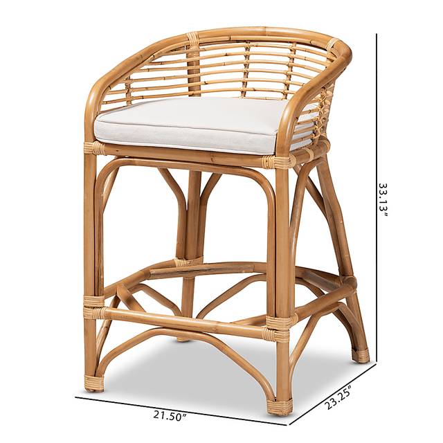 Evasel Natural Counter Height Stool - Thumbnail - Image 10