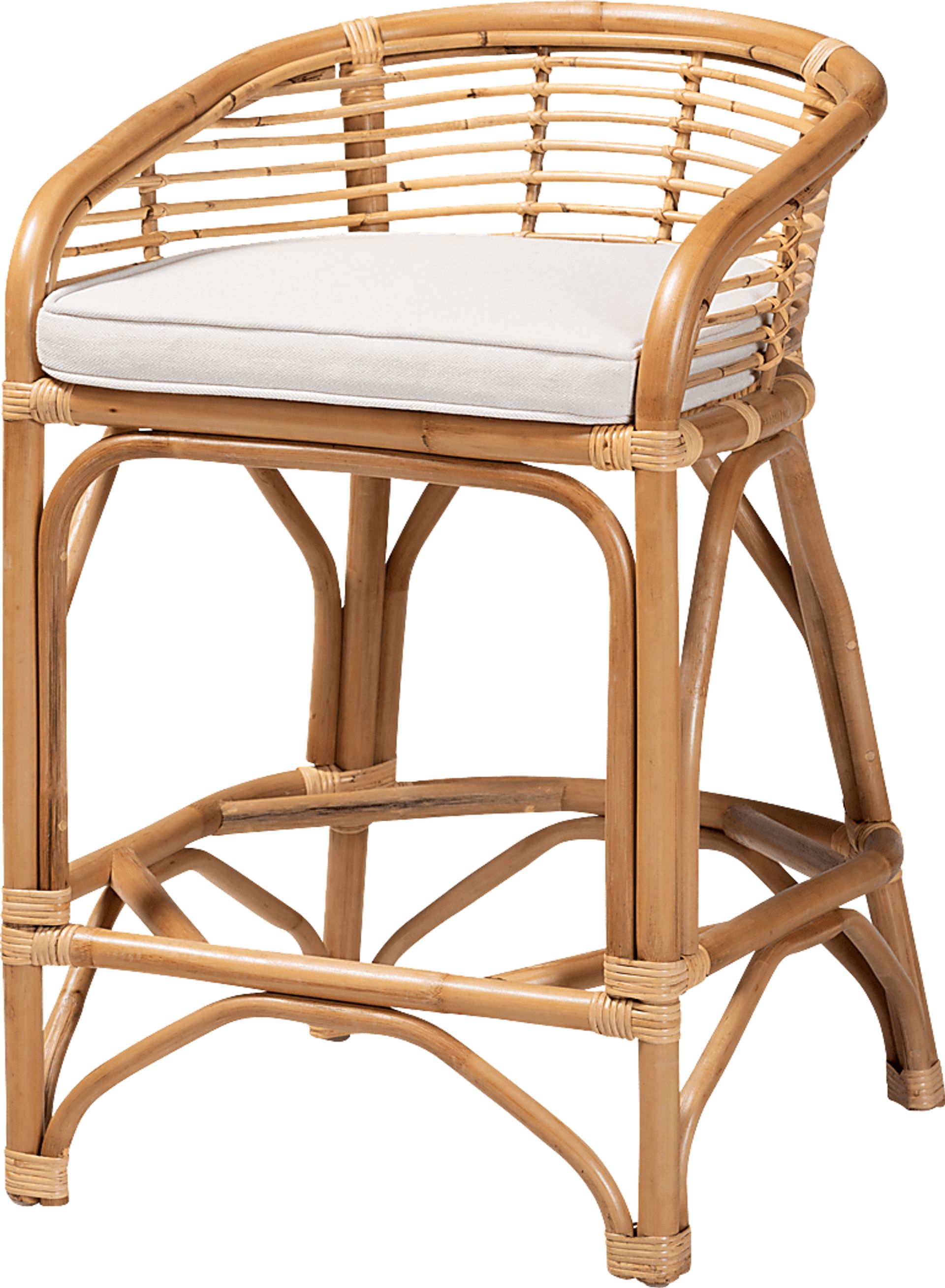 Evasel Natural Counter Height Stool - Image 1