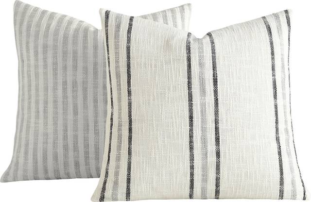 Hopki Gray Accent Pillow Set of 2 - Thumbnail - Image 1