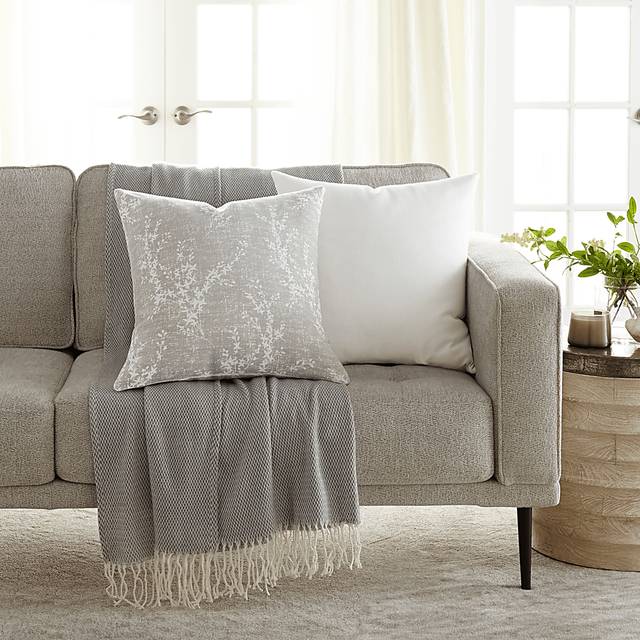 Evawell Light Gray Accent Pillow Set of 2 - Thumbnail - Image 2
