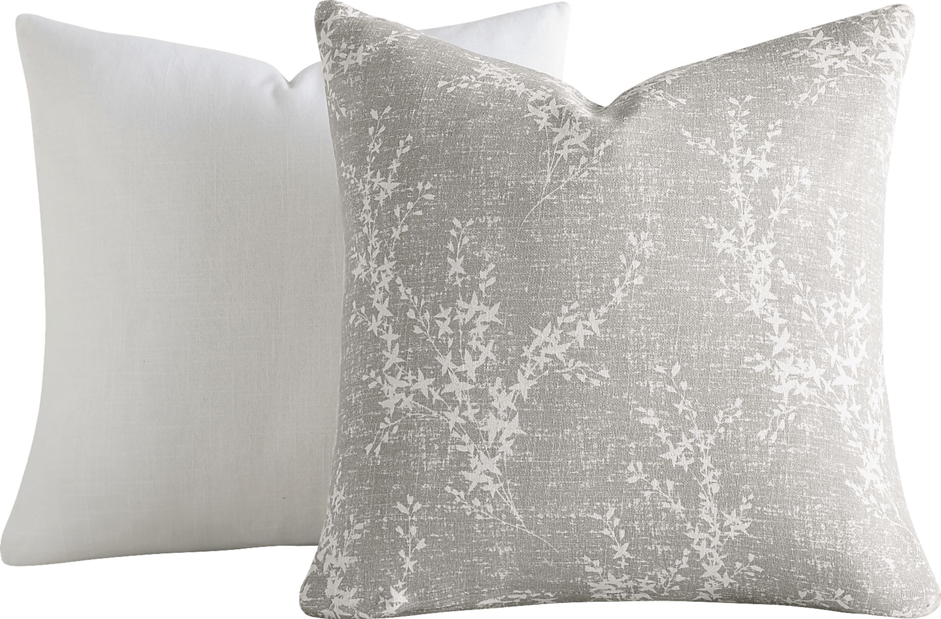 Evawell Light Gray Accent Pillow Set of 2 - Image 1
