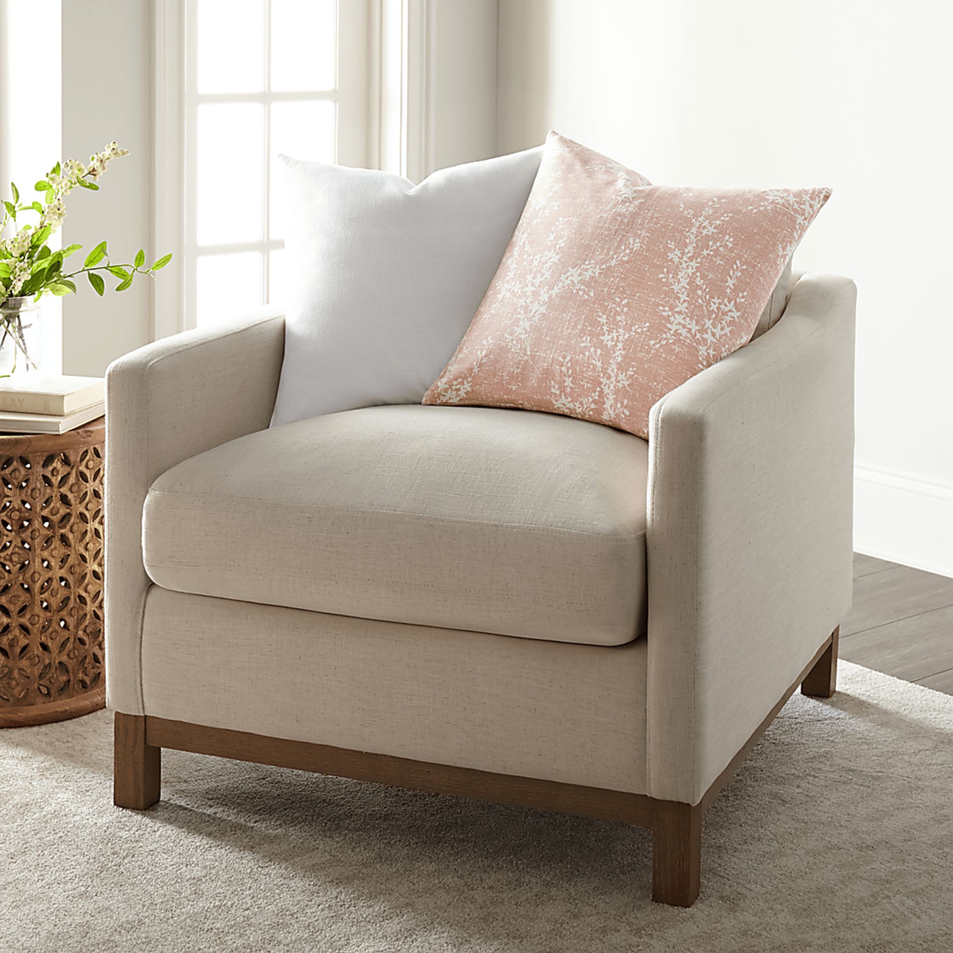 Evawell Rose Accent Pillow Set of 2 - Image 3