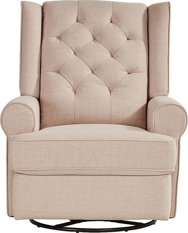 Eveleigh Blush Power Glider Recliner - Thumbnail - Image 3