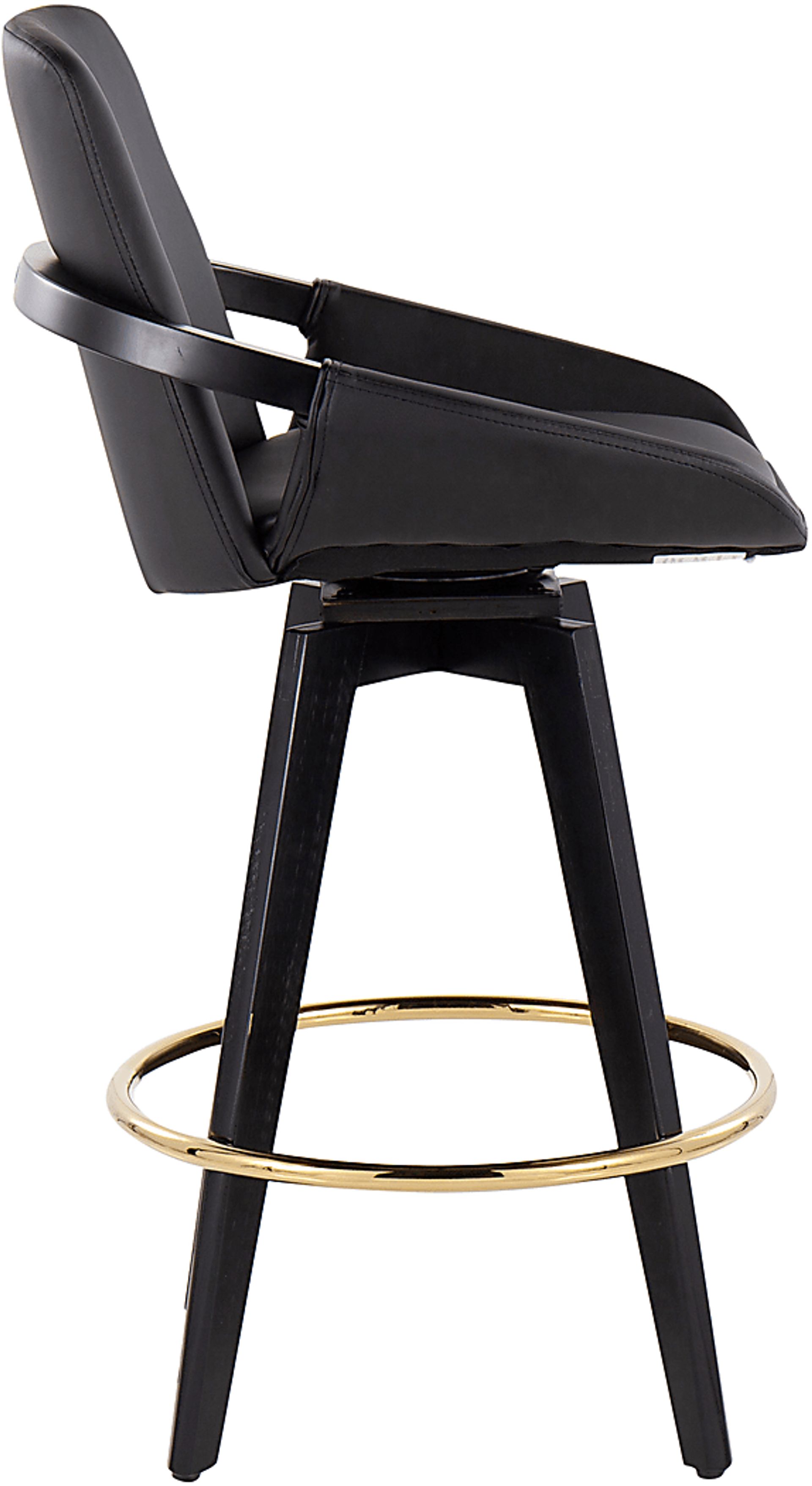 Everan I Black Counter Height Stool, Set of 2 - Image 3