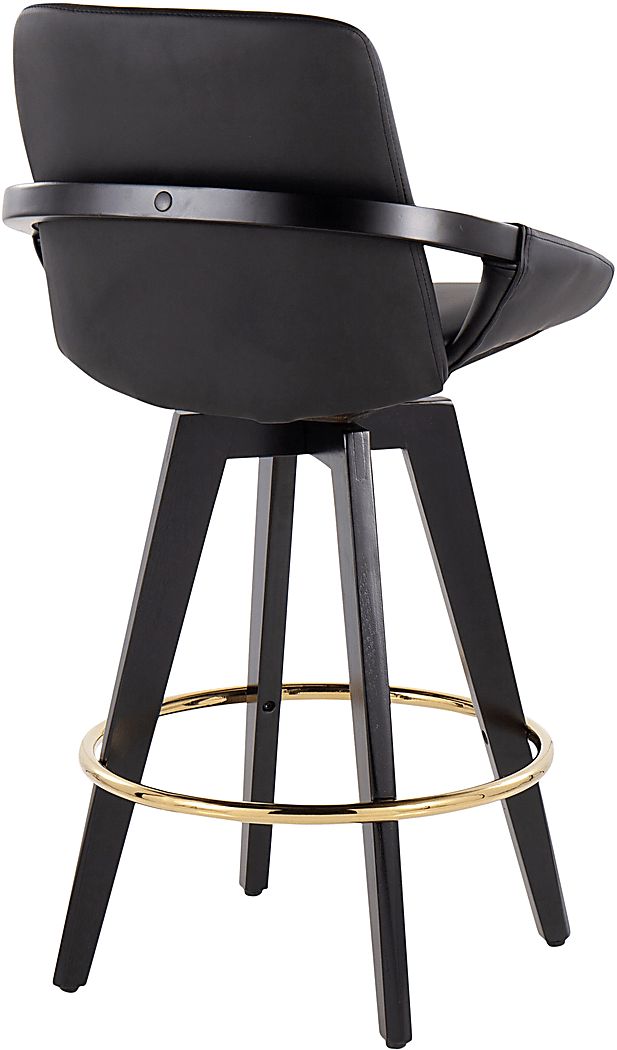 Everan I Black Black,Colors Polyurethane Fabric Swivel Upholstered