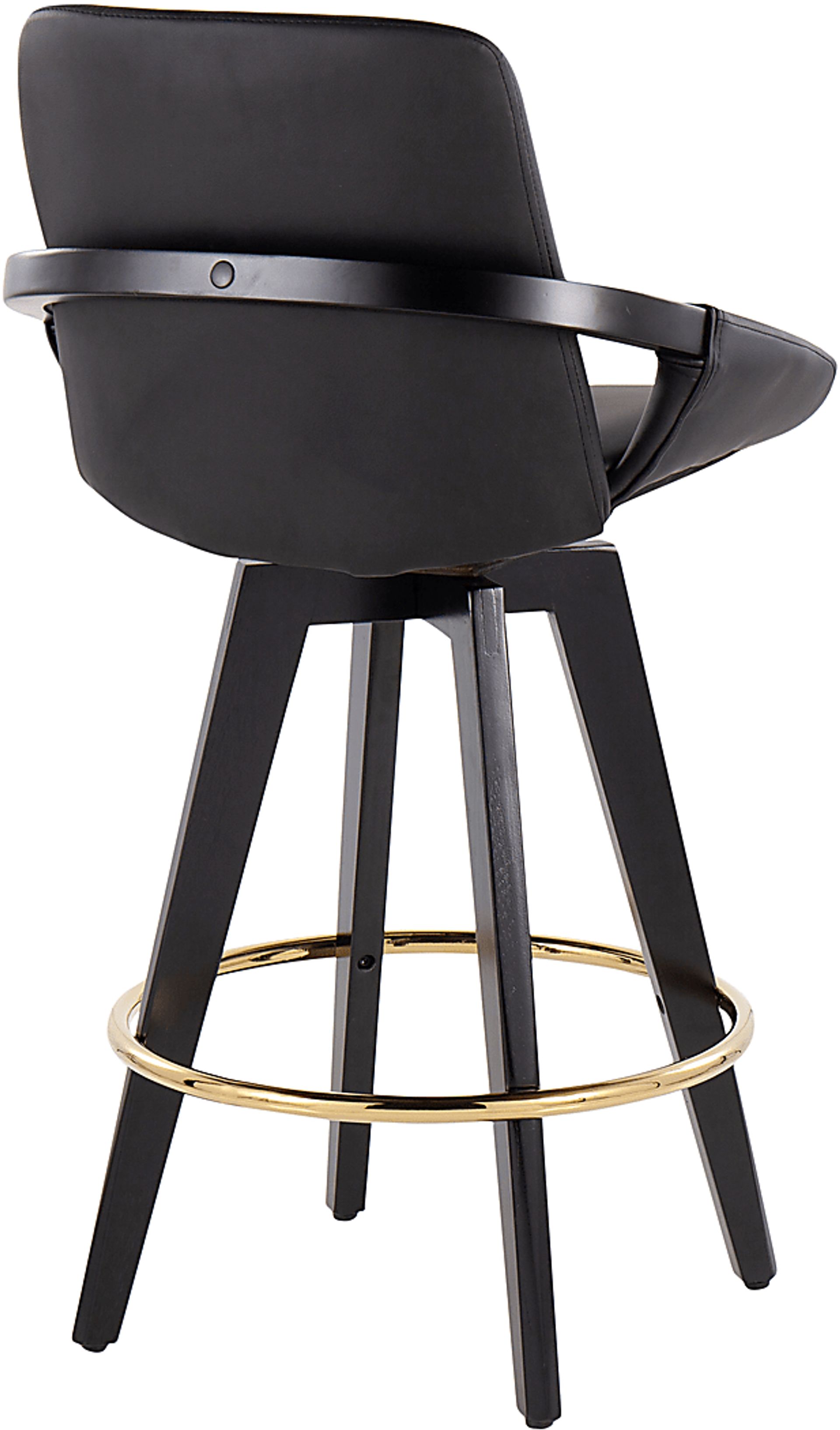 Everan I Black Counter Height Stool, Set of 2 - Image 4