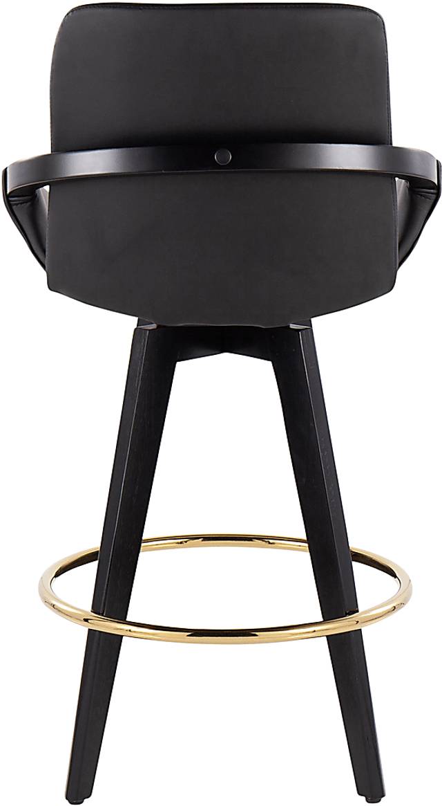 Everan I Black Counter Height Stool, Set of 2 - Thumbnail - Image 5