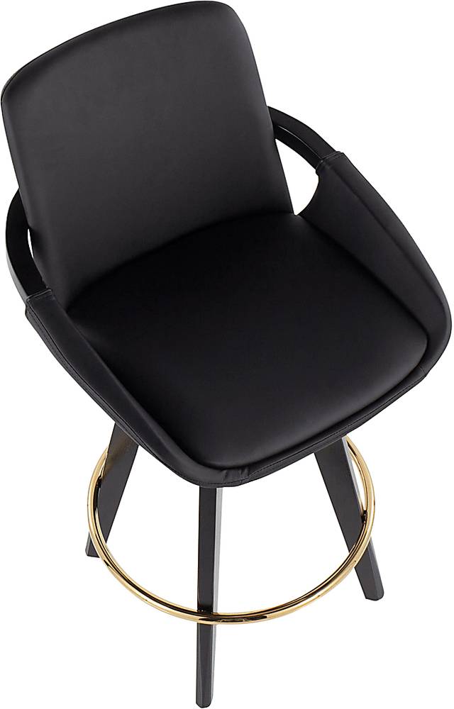 Everan I Black Counter Height Stool, Set of 2 - Thumbnail - Image 7