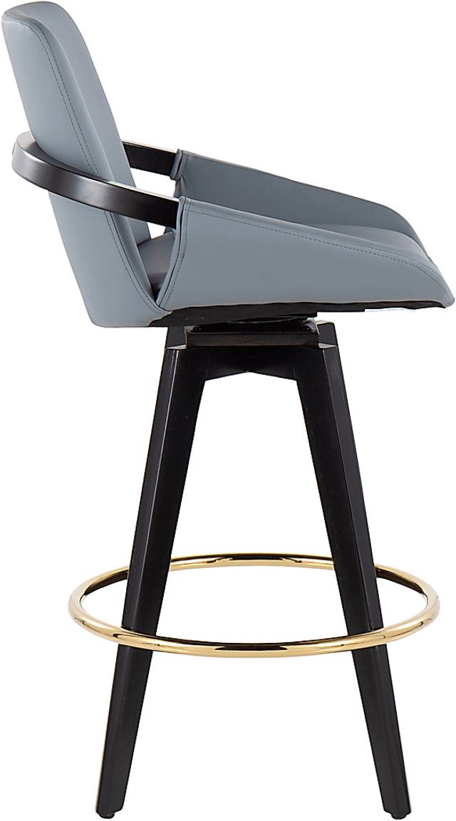 Everan I Gray Counter Height Stool, Set of 2 - Thumbnail - Image 3