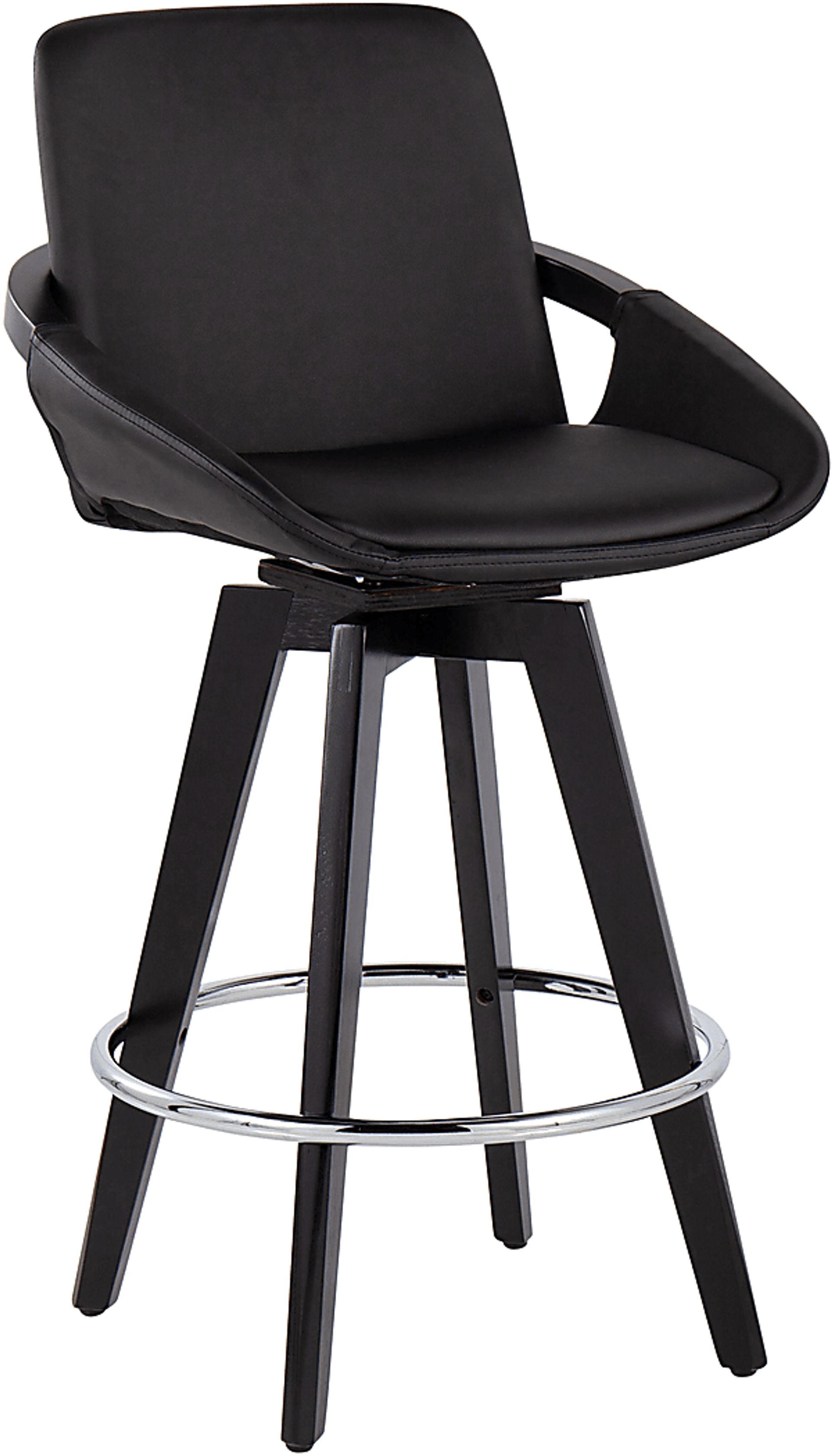 Everan II Black Counter Height Stool, Set of 2 - Image 2