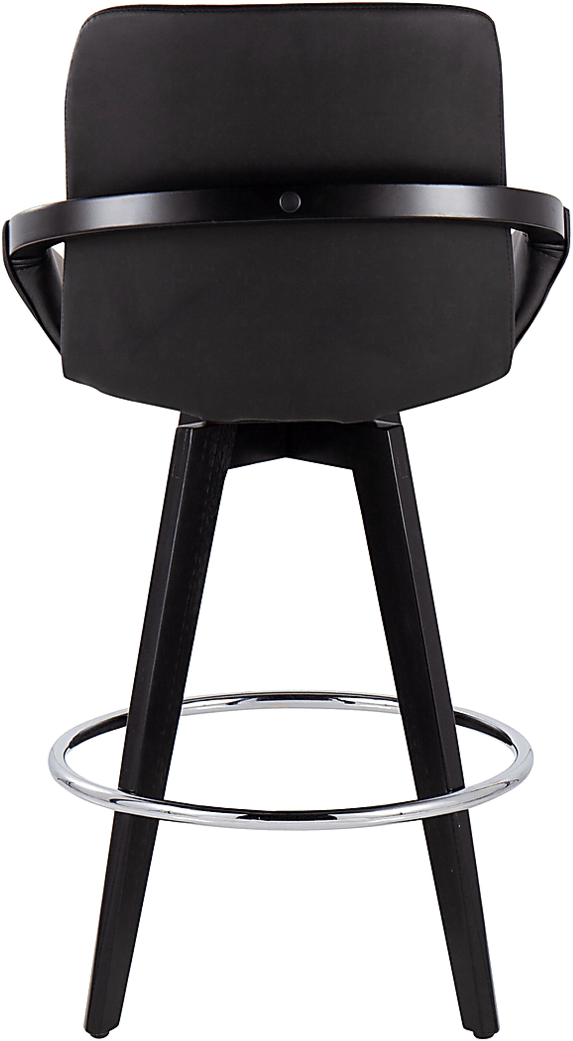Everan II Black Counter Height Stool, Set of 2 - Image 4