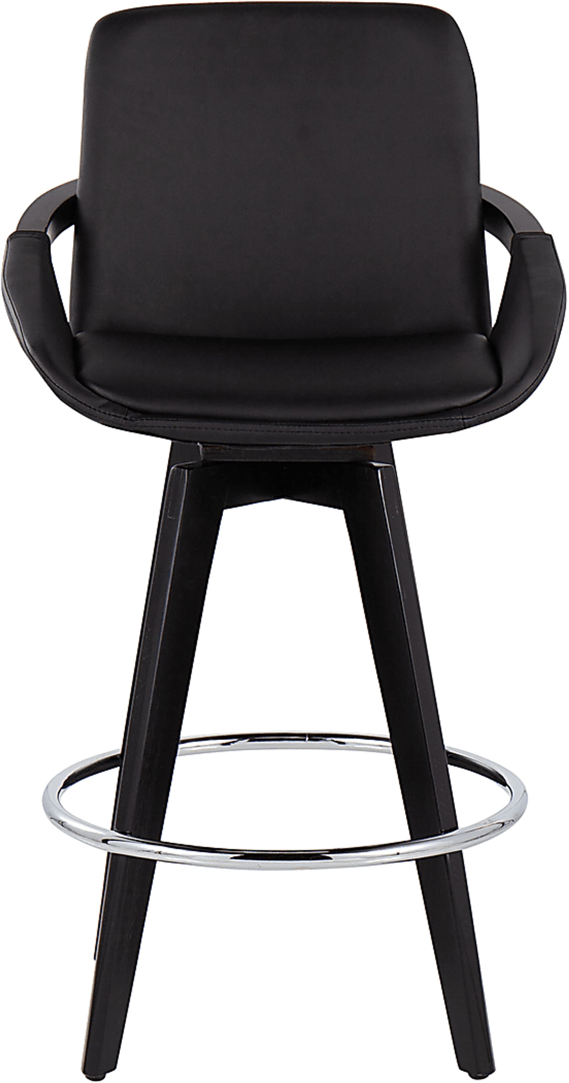Everan II Black Counter Height Stool, Set of 2 - Image 6