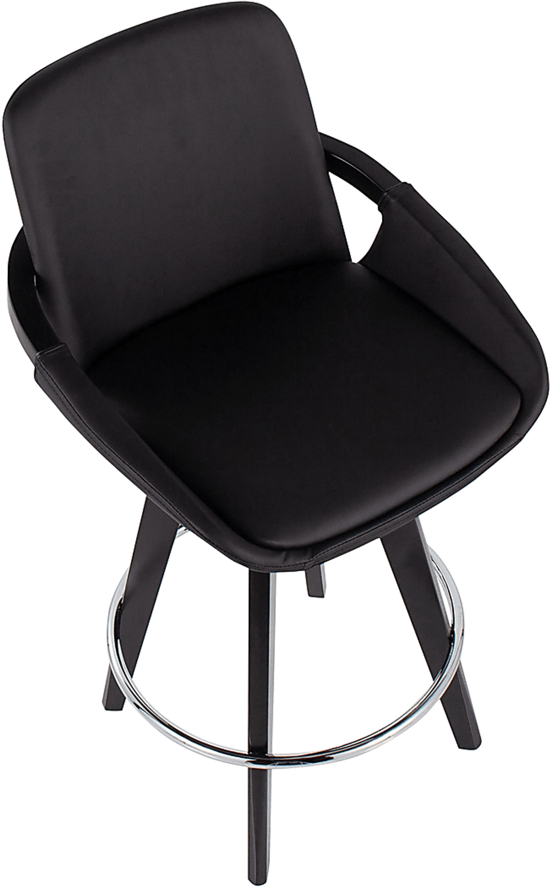 Everan II Black Counter Height Stool, Set of 2 - Image 7