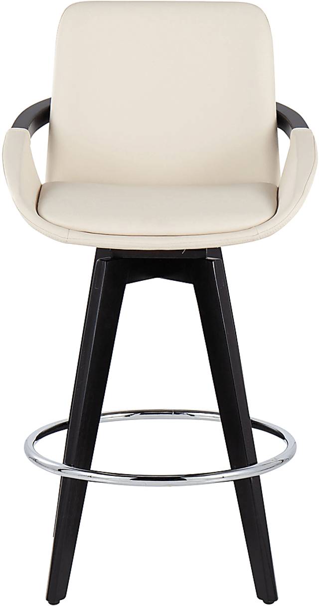 Everan II Cream Counter Height Stool, Set of 2 - Thumbnail - Image 6