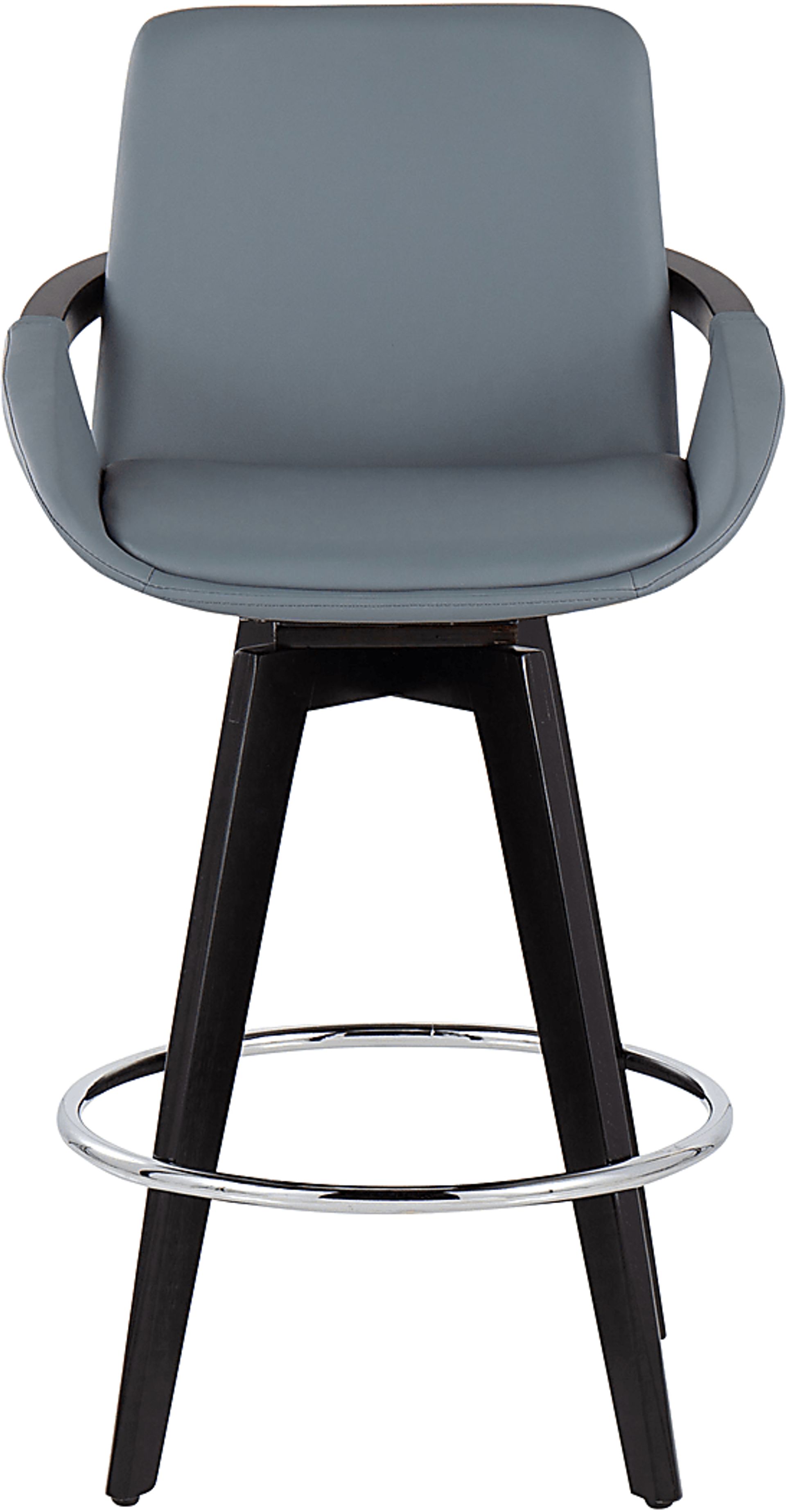 Everan II Gray Counter Height Stool, Set of 2 - Image 6
