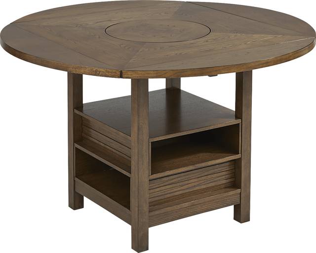 Everdeen Cottage Brown Cherry Counter Height Dining Table - Thumbnail - Image 1