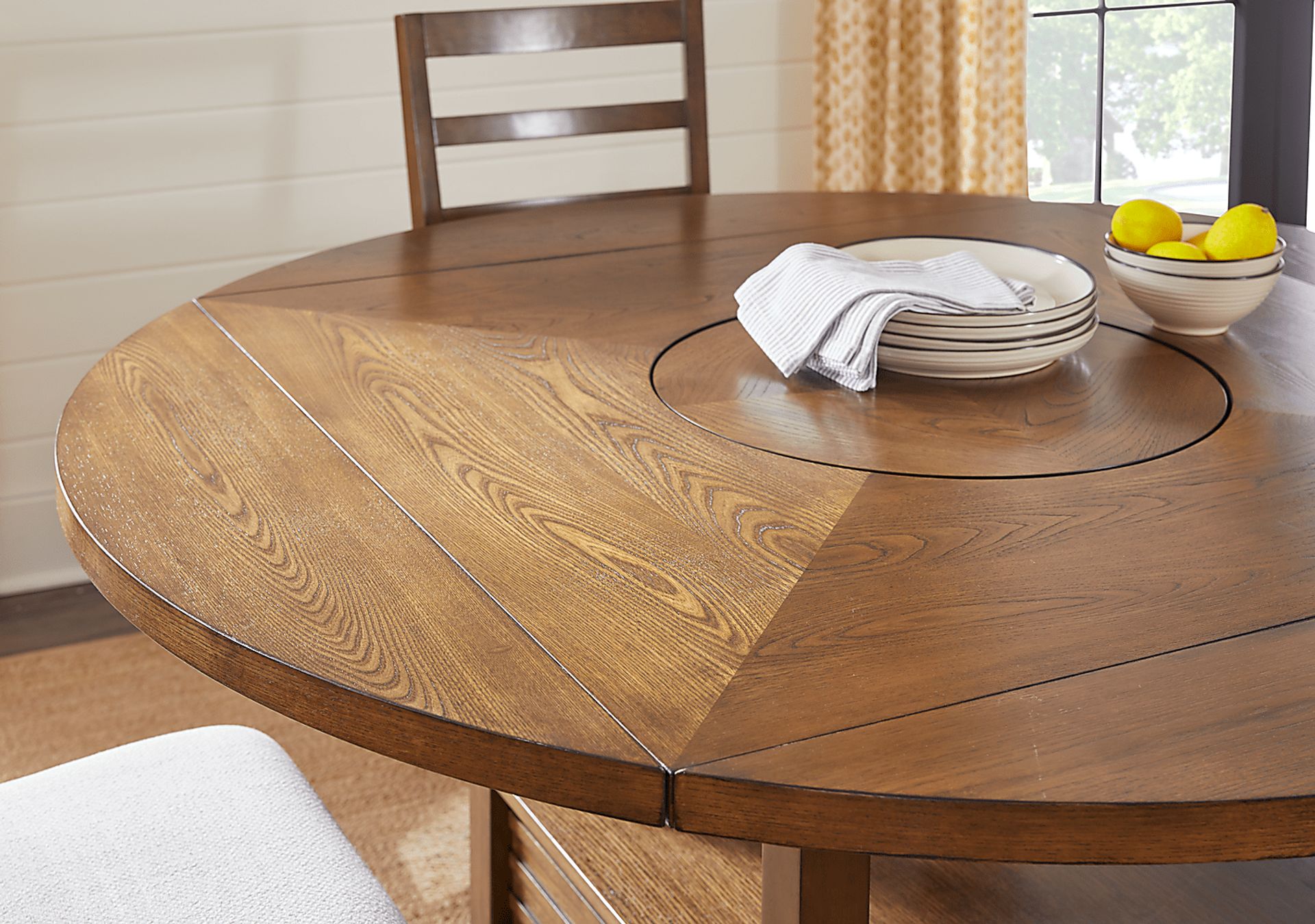Everdeen Cottage Brown Cherry Dining Table - Image 3