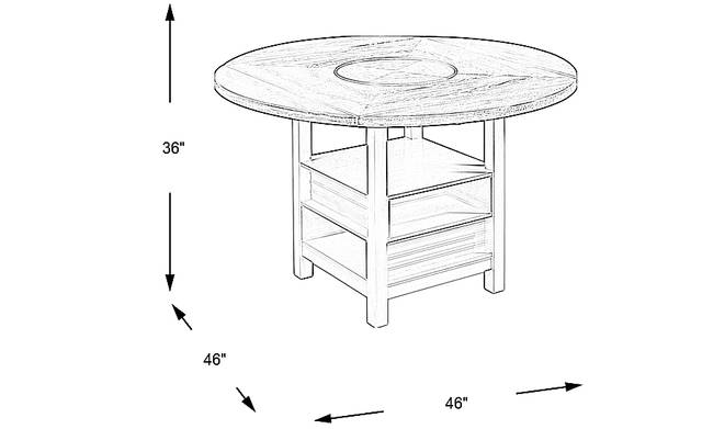 Dimension Image. Please refer to the Dimension Tab on this page for dimension details.