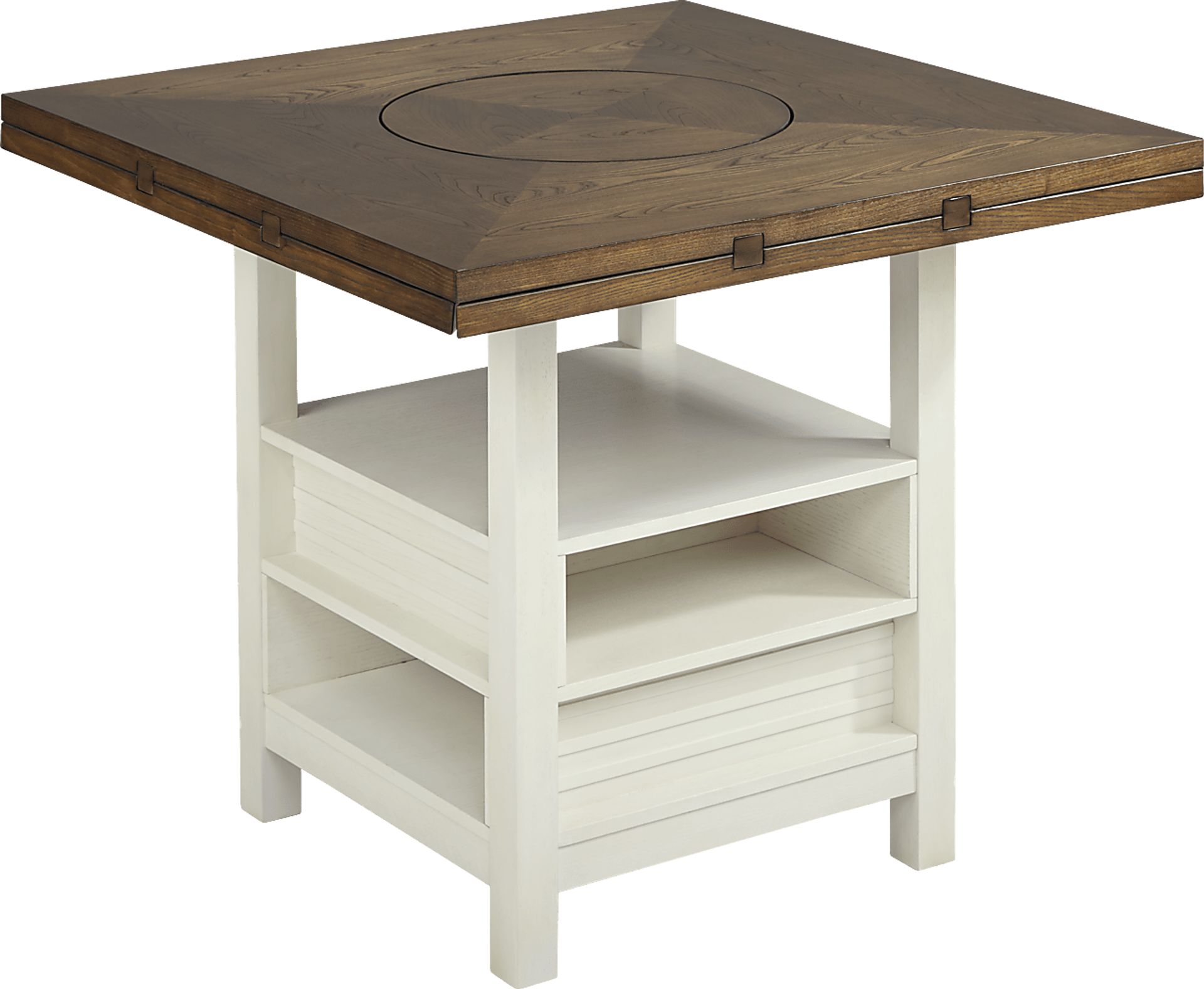 Everdeen Cottage White 5 Pc Counter Height Dining Room - Image 3