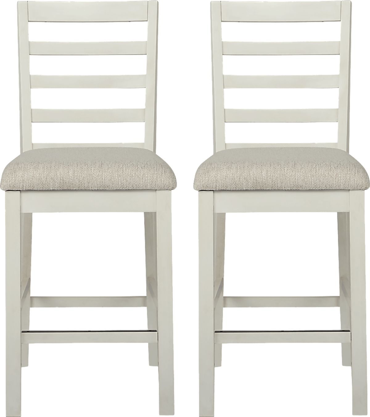 Everdeen Cottage White Colors,White Beige Counter Height Stool Rooms