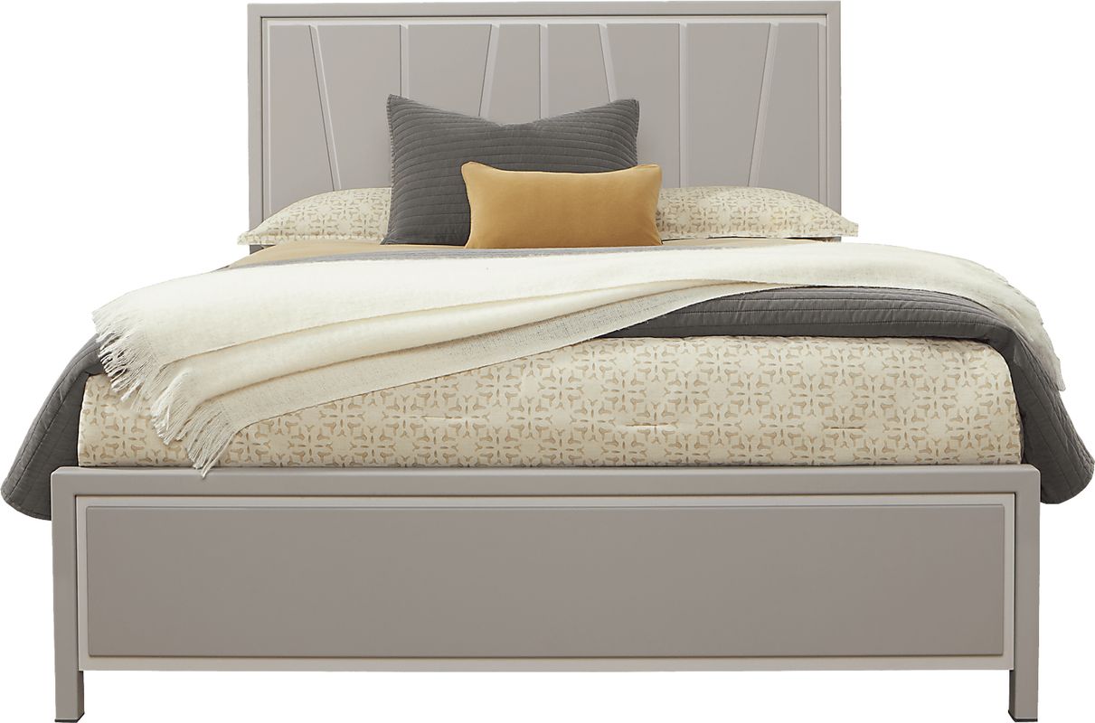 Everdream Gray 3 Pc Queen Panel Bed