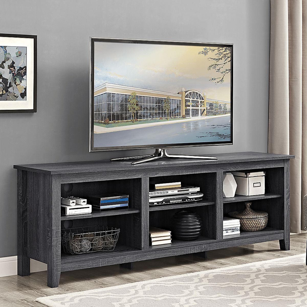 TV Console - outlet Charcoal