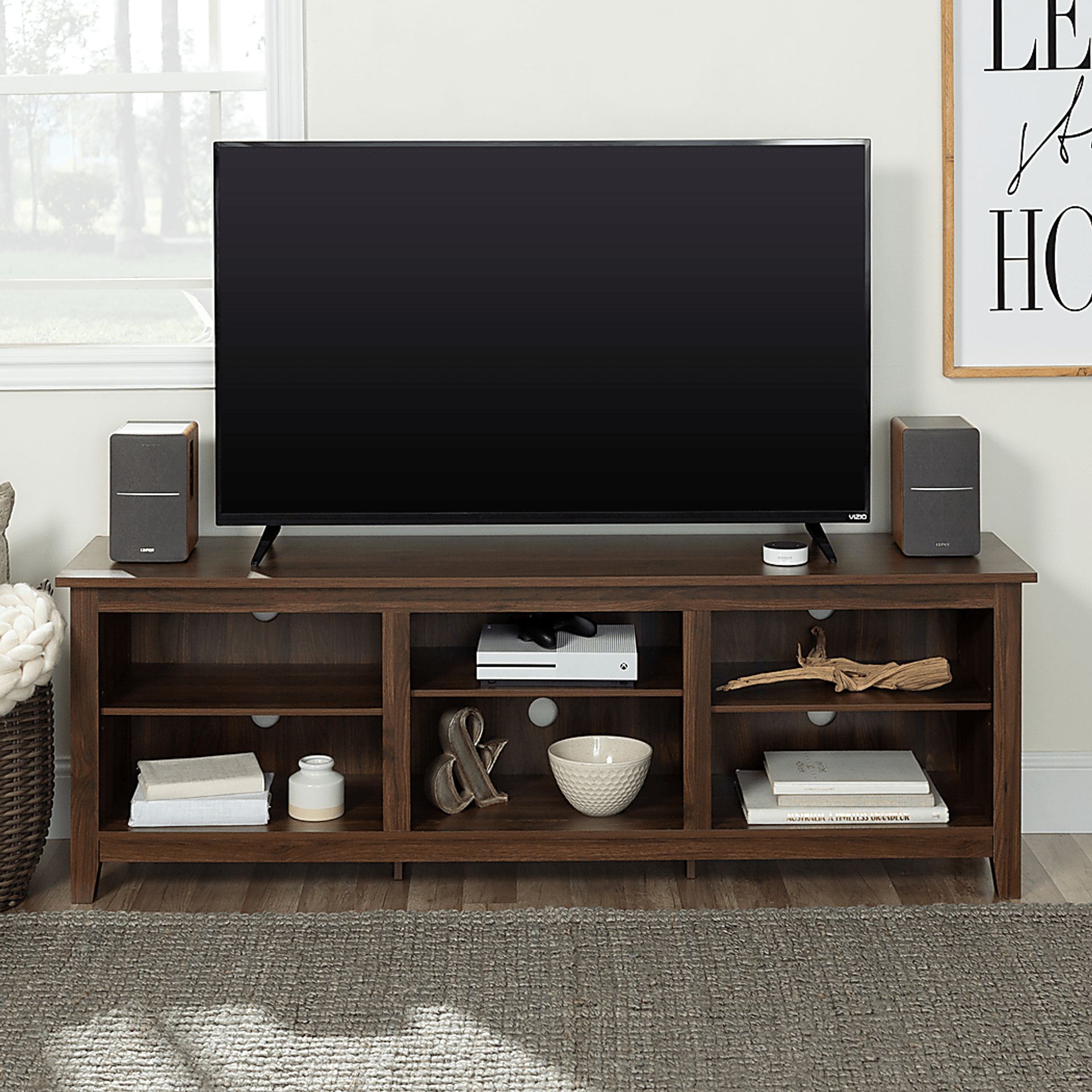 Everett Walnut 70 in. Console - Image 5