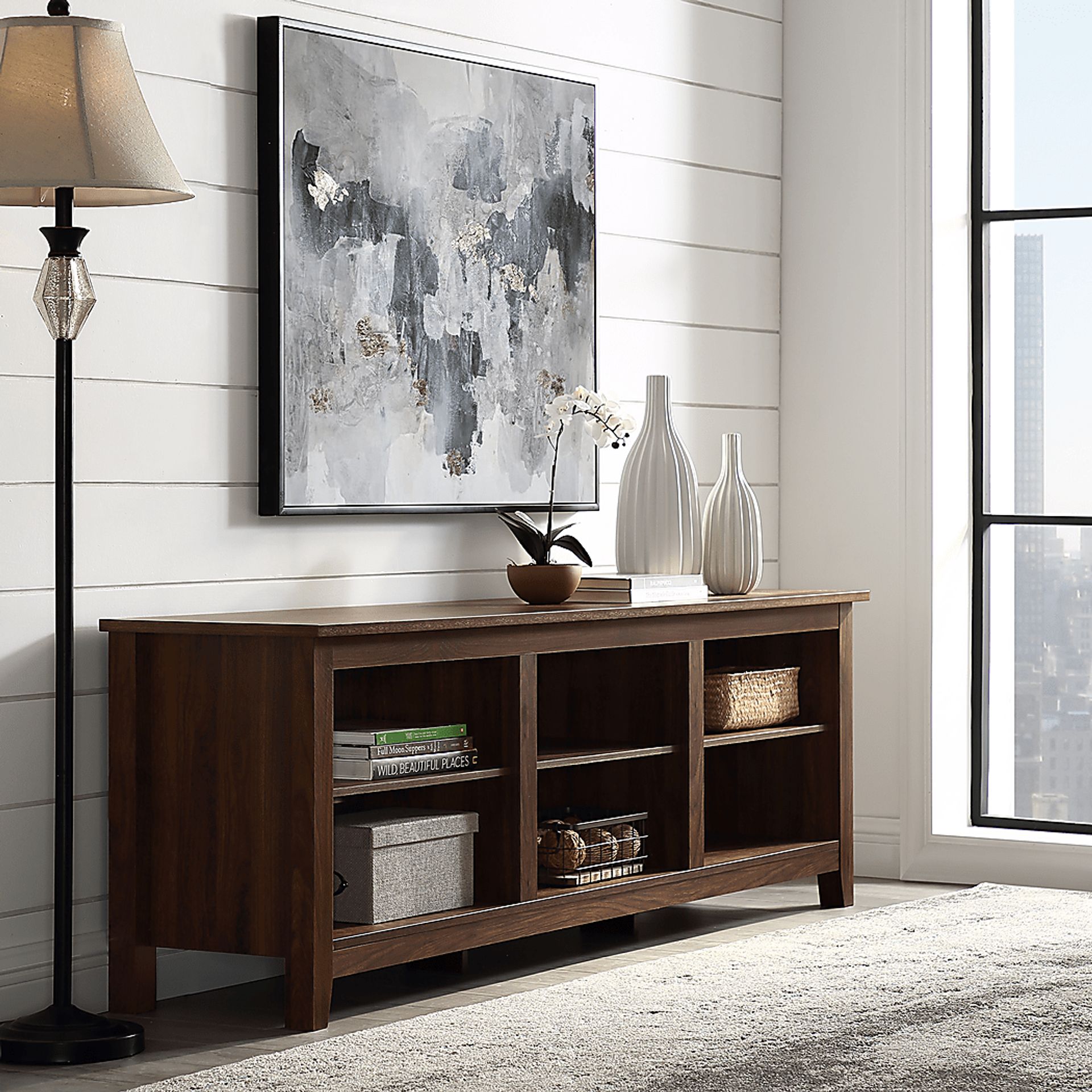 Everett Walnut 70 in. Console - Image 5