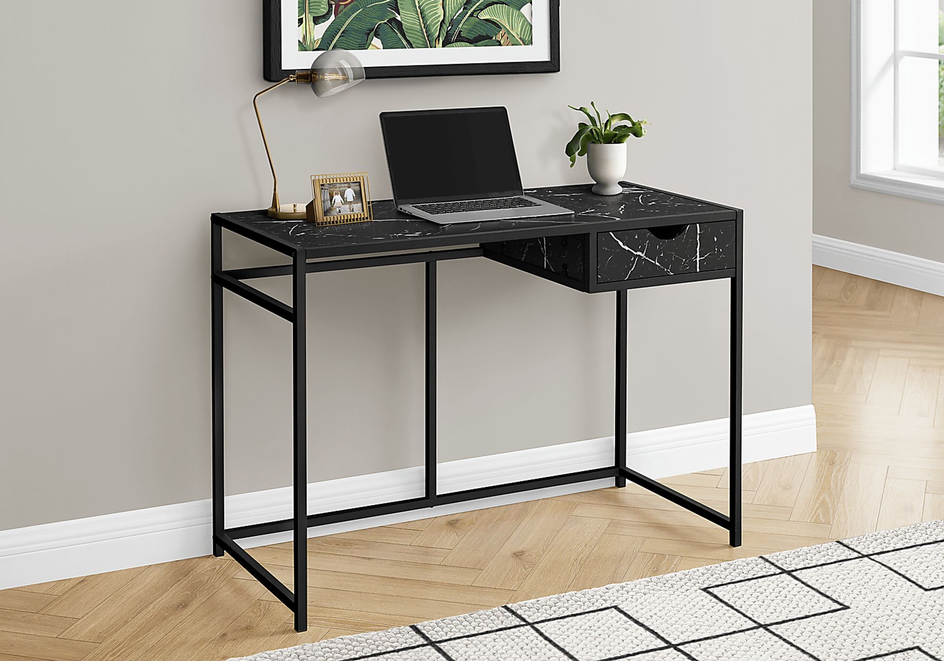 Everina Black Desk - Image 2