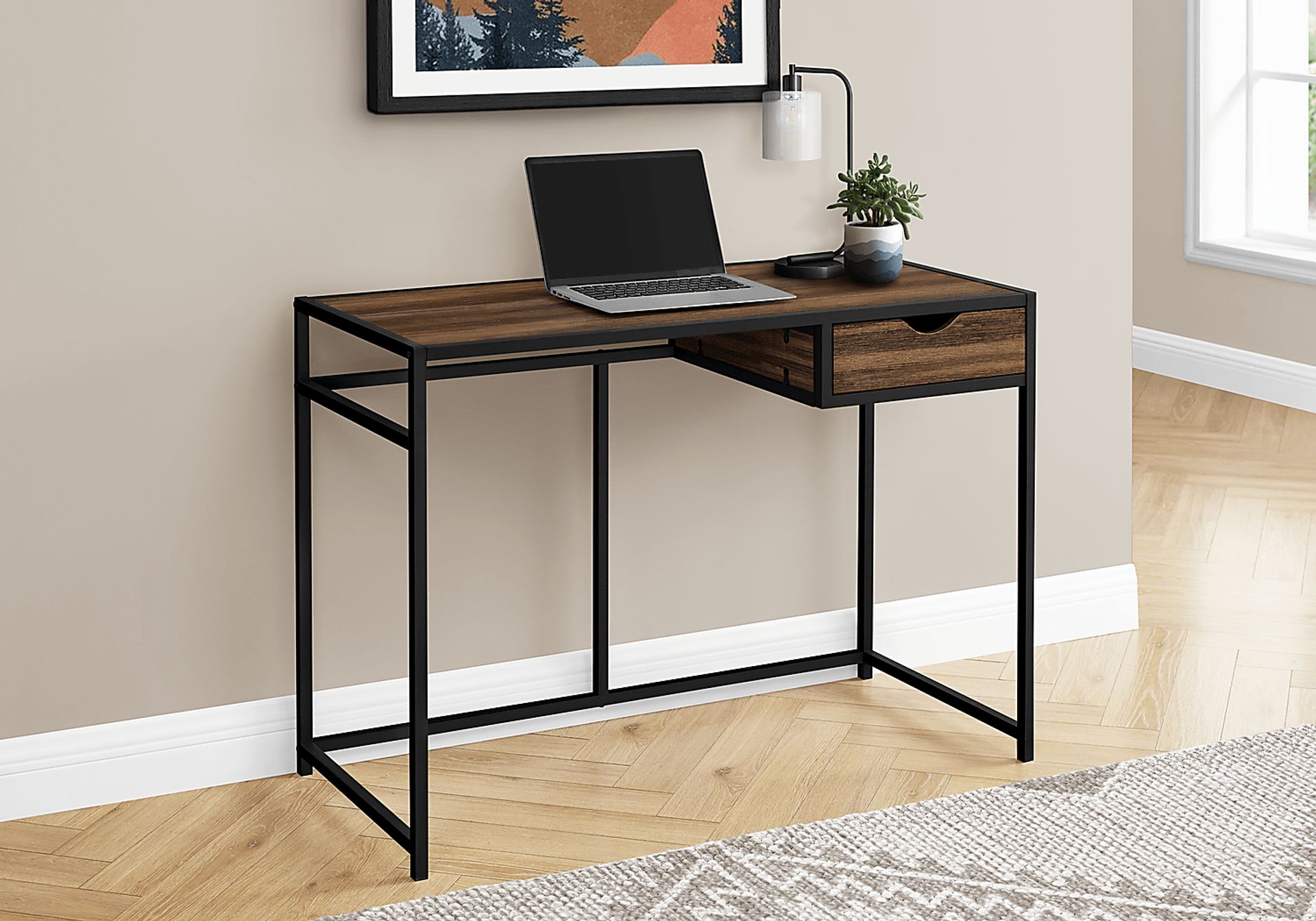Everina Brown Desk - Image 2