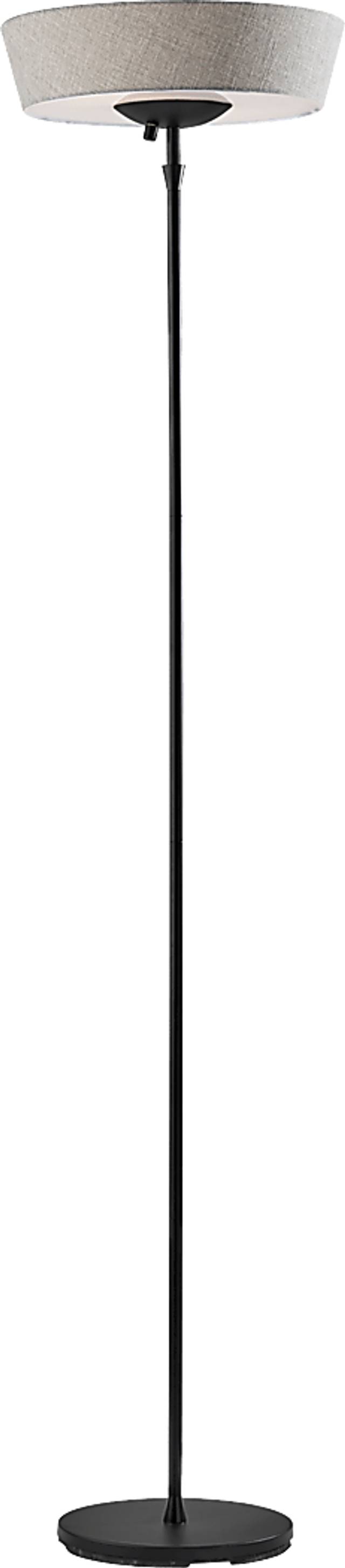 Everina Drive Taupe Floor Lamp - Thumbnail - Image 1