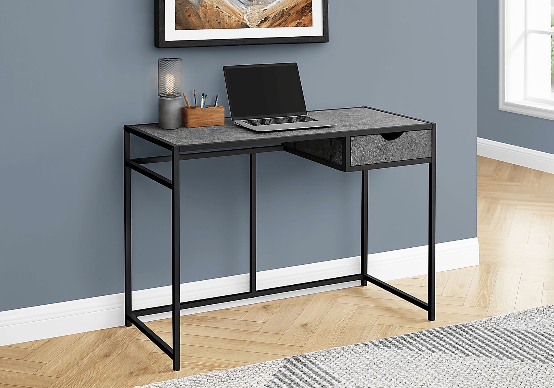 Everina Gray Desk - Image 2