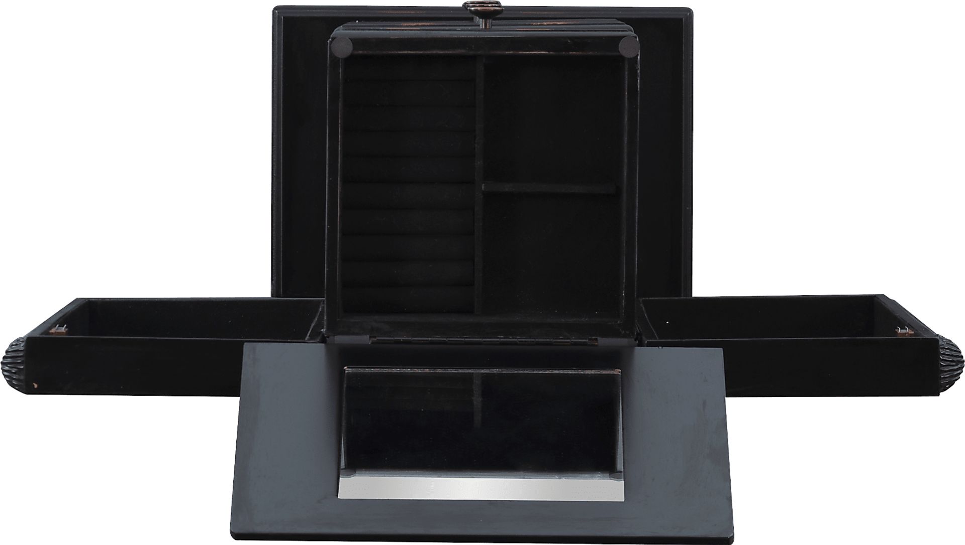 Everinaa Black Jewelry Armoire - Image 11